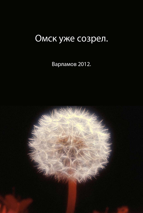 Творческий вечер: предвыборный плакат Варламова