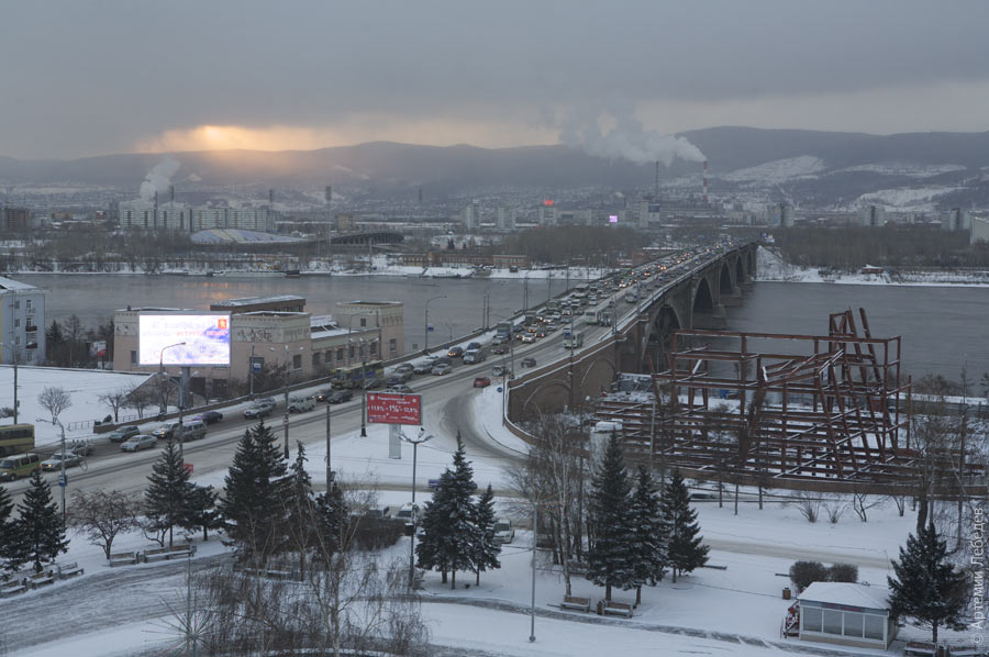 Погулять в красноярске зимой